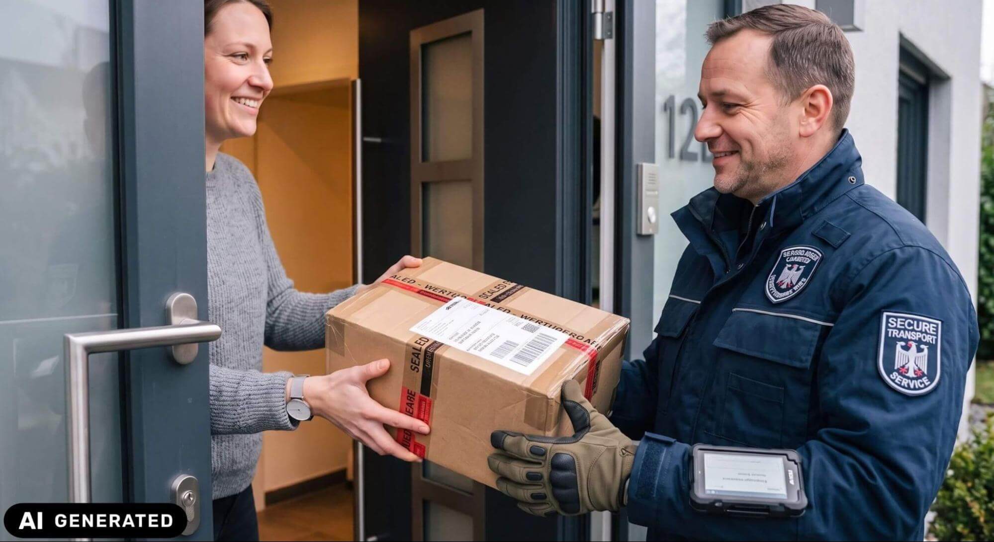 Goldankauf wird zuhause an der Tür abgeholt 